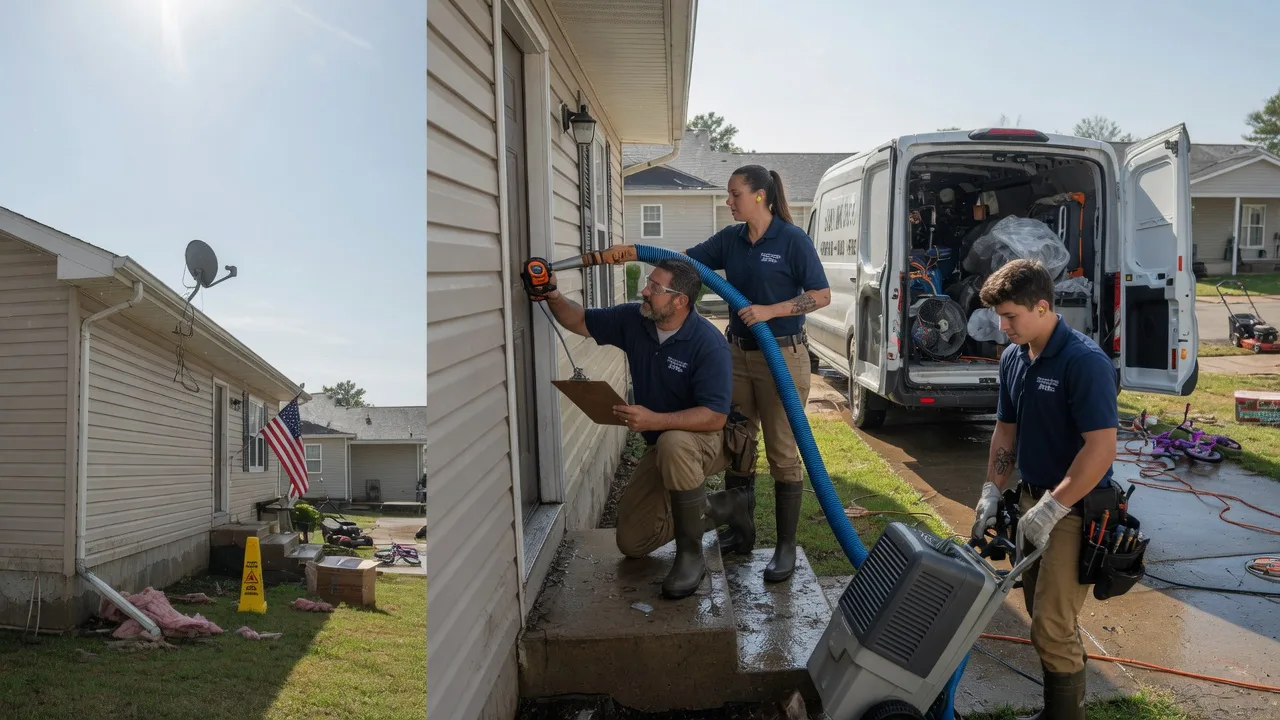 Ceiling Water Damage Restoration in Croton, OH near me
